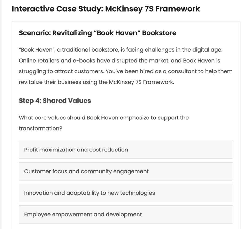 Mckinsey 7s Framework